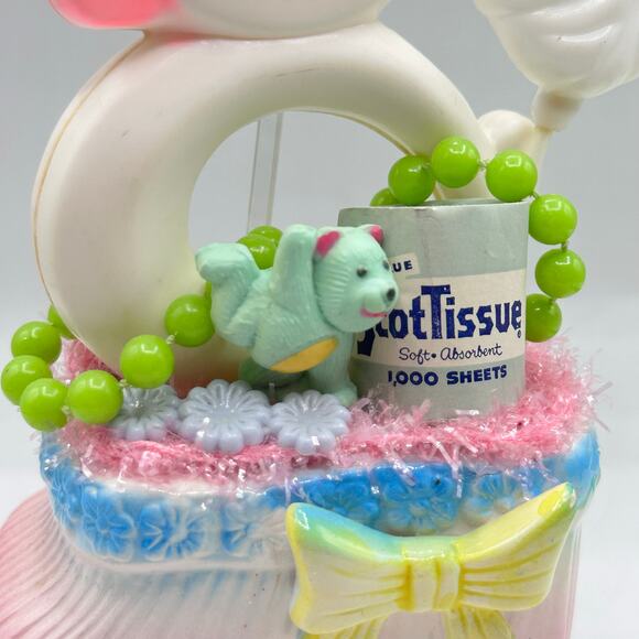 Kitschy Baby Duckie Centerpiece - Assemblage Diorama Decor - Picture 3 of 6